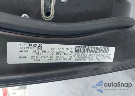 2016 Dodge Journey Se z USA, uszkodzony, nr VIN 3C4PDCAB0GT151700